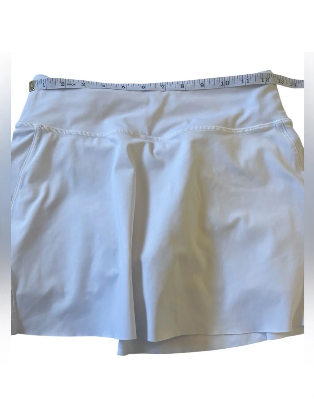 ATHLETA Girl Ace Skort Jupe-Short Ace Sporty Skort White Size 12